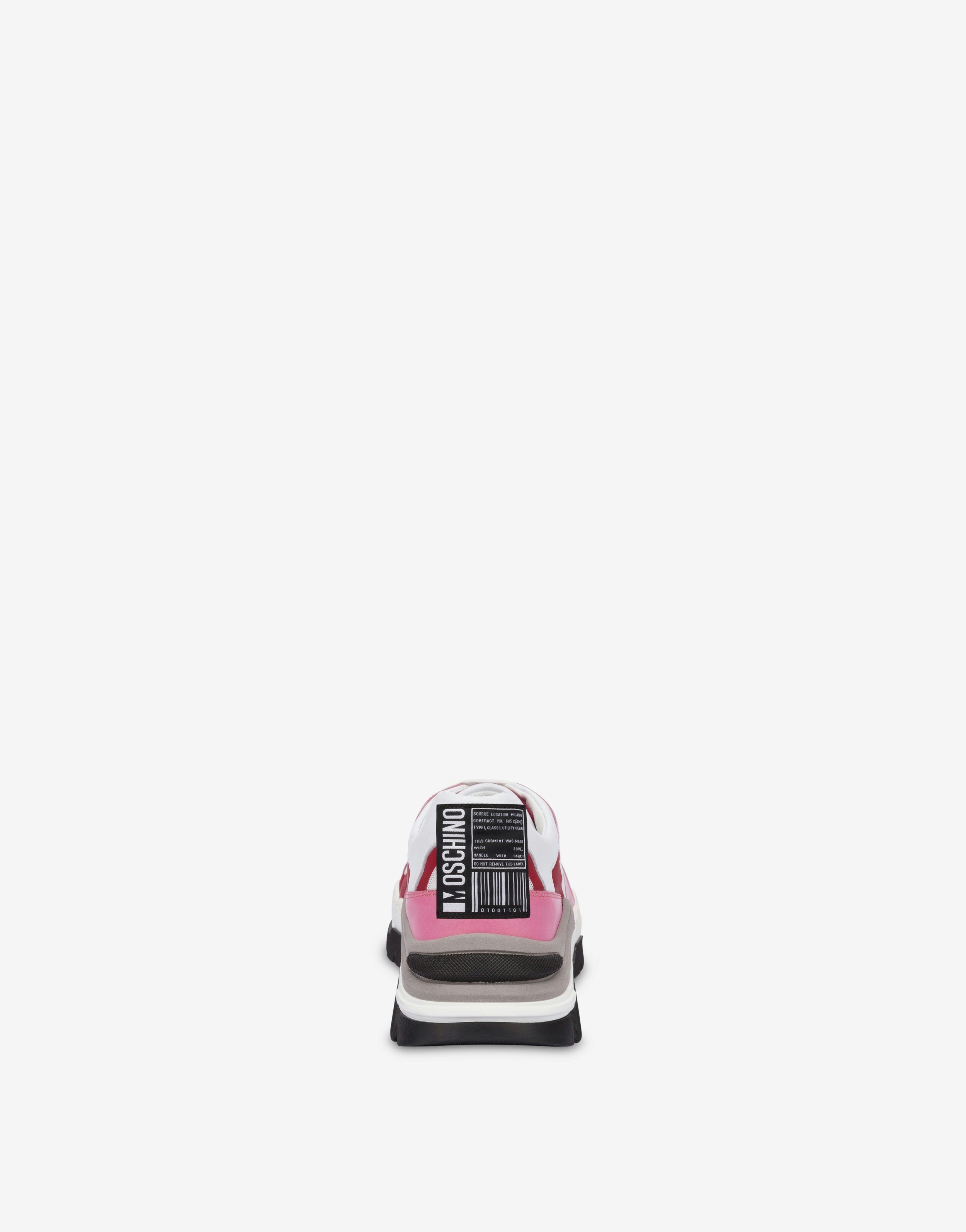 BARCODE RACE SNEAKERS WITH DETAIL - 3