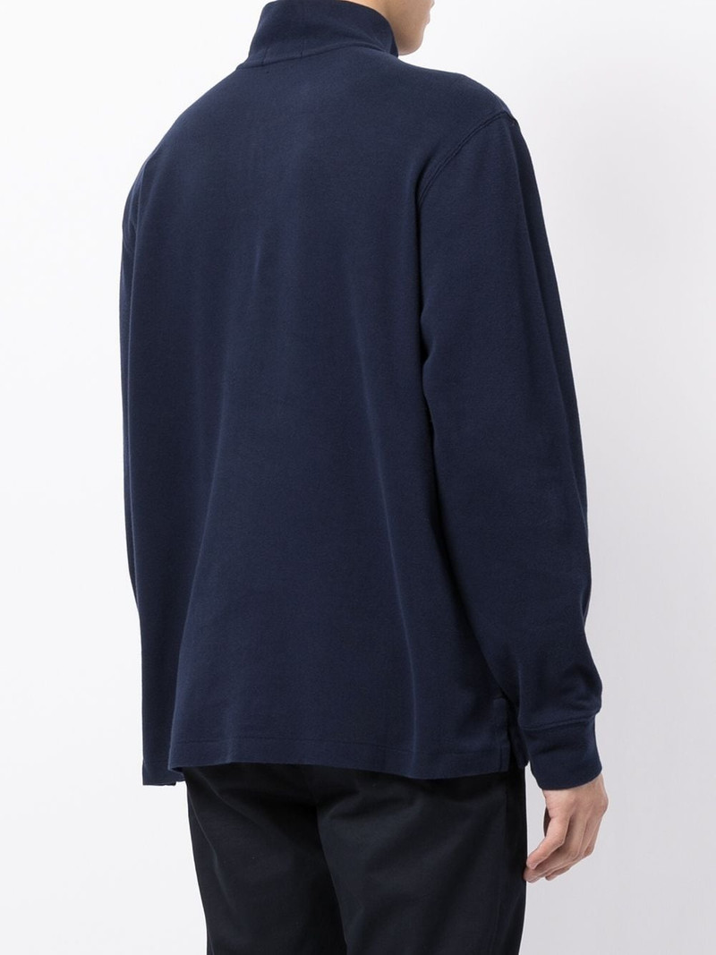 high-neck polo sweatshirt 4