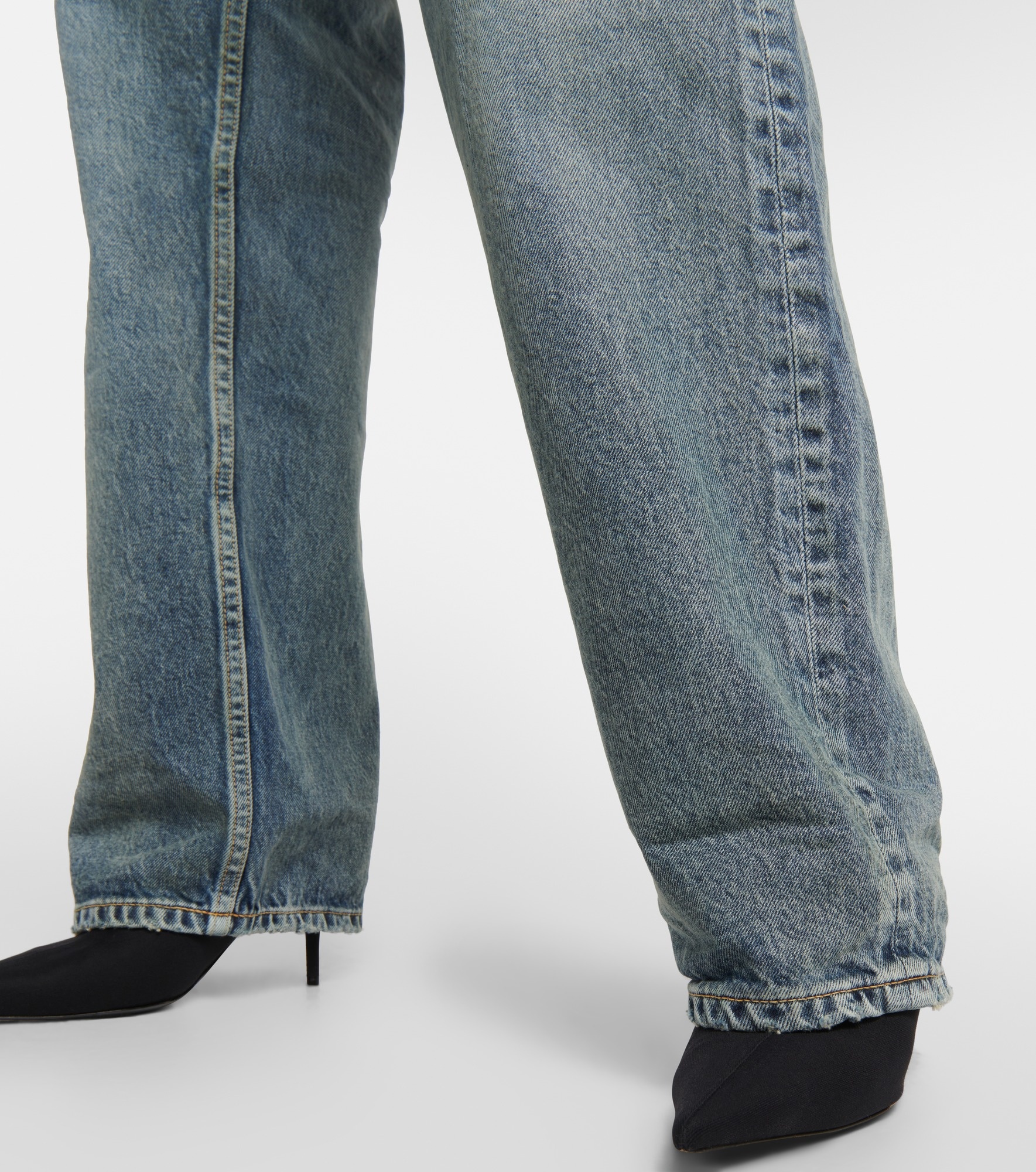 High-rise straight jeans - 5