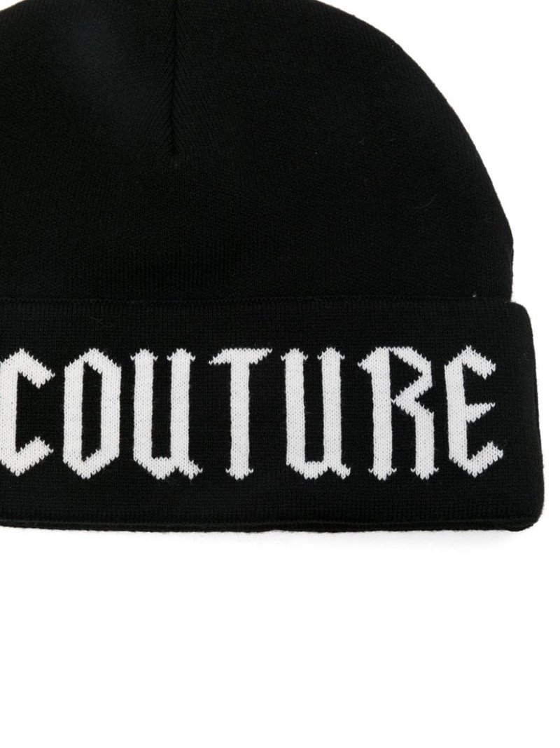 VERSACE JEANS COUTURE logo-jacquard beanie outlook