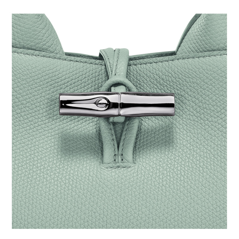Le Roseau S Handbag Celadon - Leather 6
