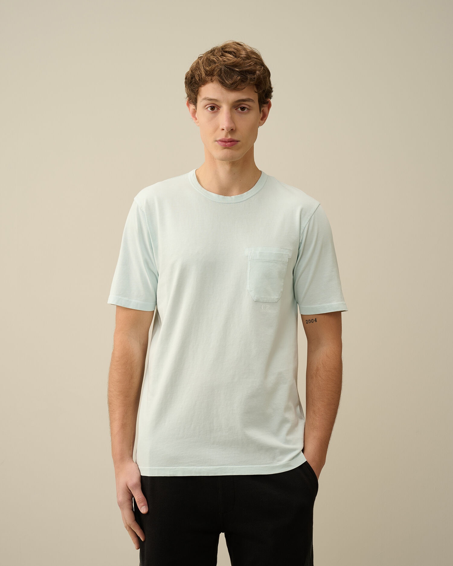 24/1 Jersey Resist Dyed Pocket T-shirt - 2