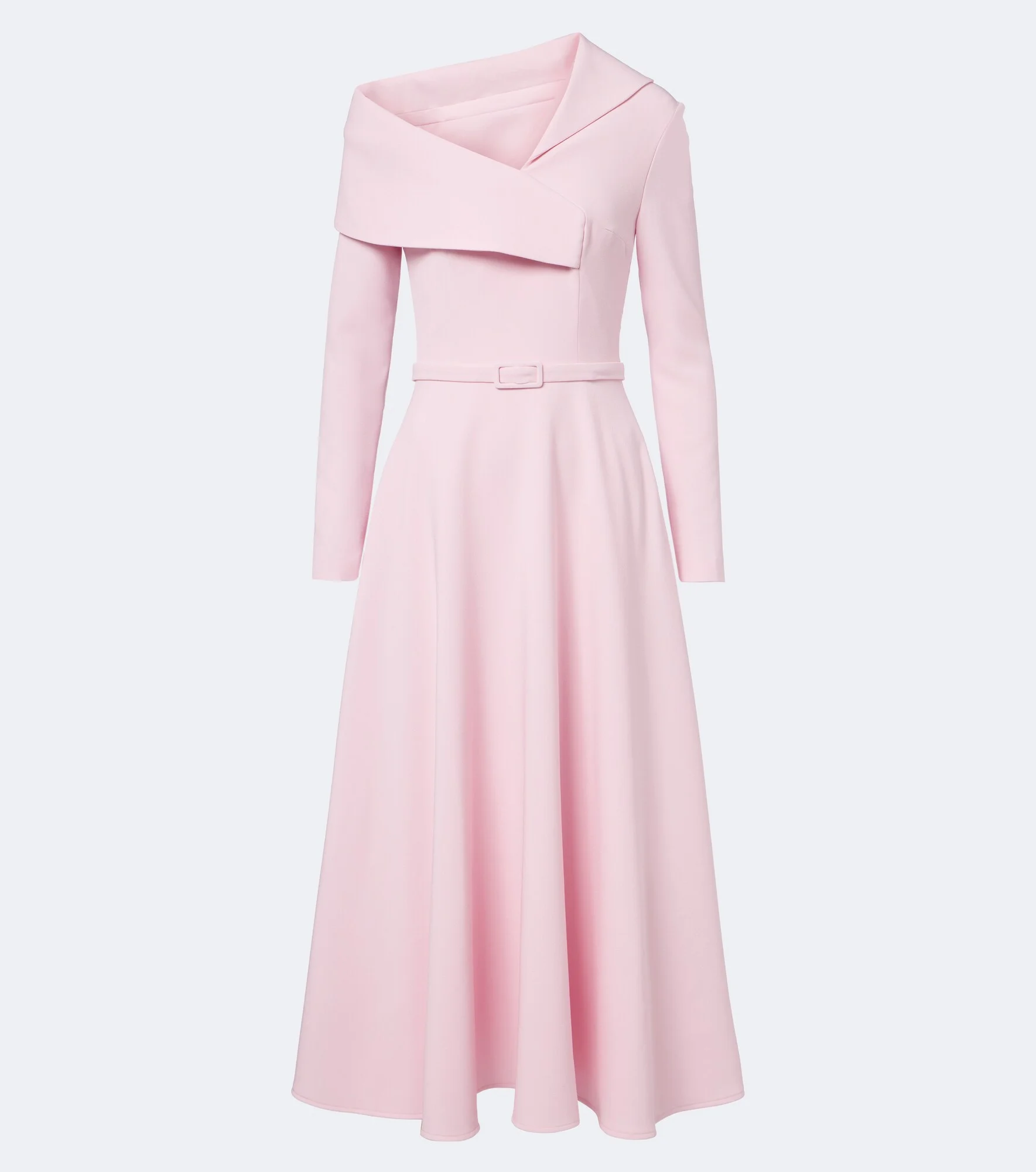 Odelle asymmetric crêpe midi dress - 1