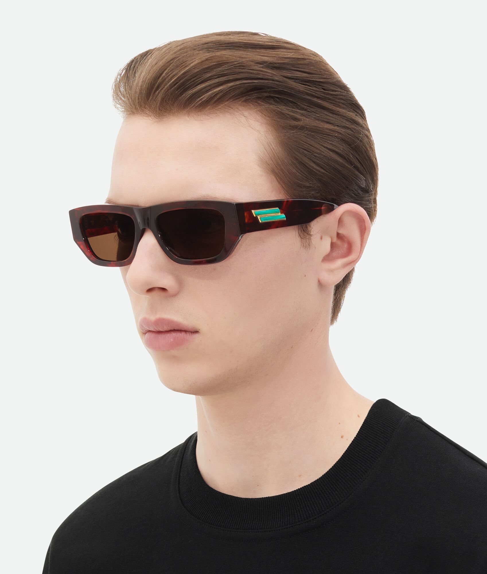 Bolt Recycled Acetate Rectangular Sunglasses - 2