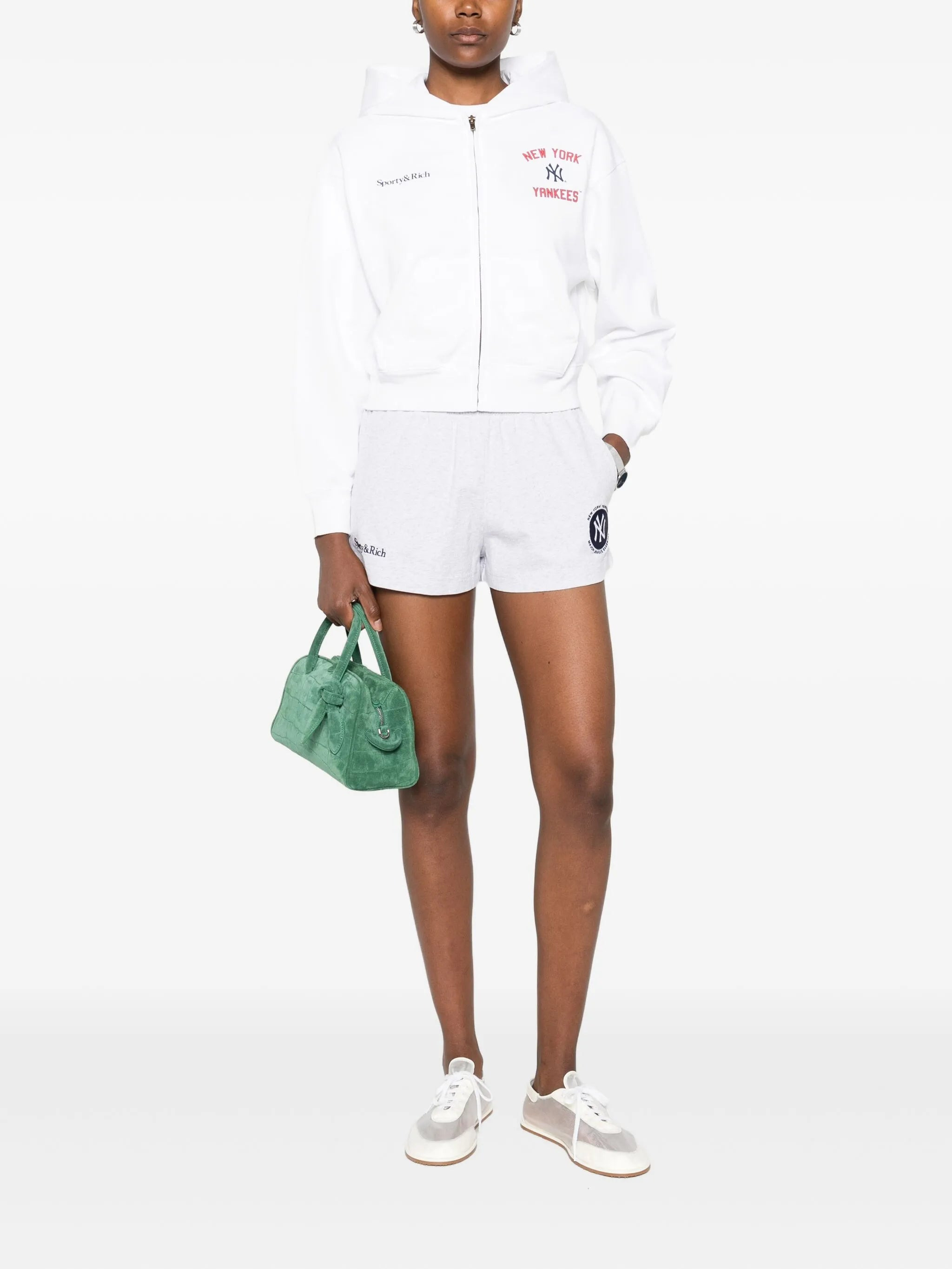 Sporty & Rich Logo-embroidered Shorts - 4