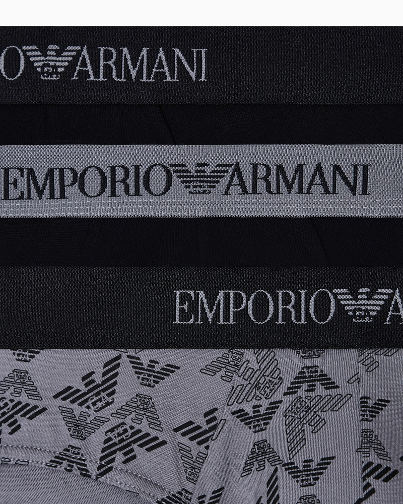 EMPORIO ARMANI THREE-PACK OF PURE COTTON JERSEY BRIEFS outlook