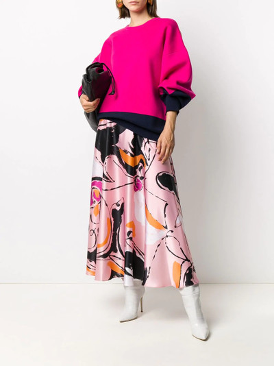 Roksanda abstract-print maxi skirt outlook