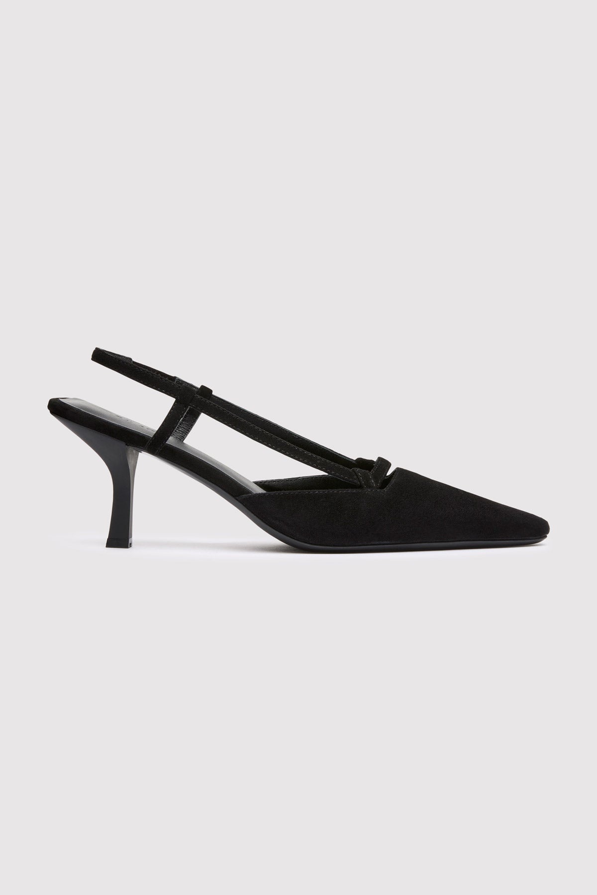 Sling Back Heel - Black - 6