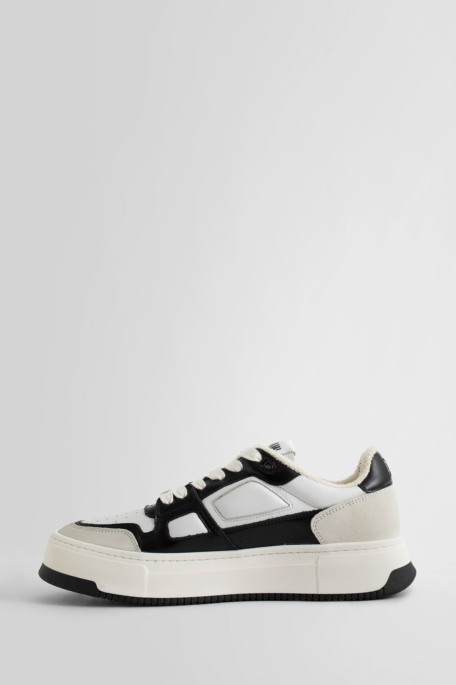 AMI PARIS MAN BLACK&WHITE SNEAKERS - 4