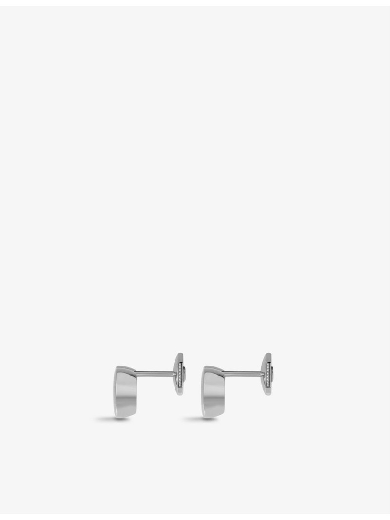 Chopard Happy Diamonds 18ct white-gold and 0.10ct diamond earrings outlook