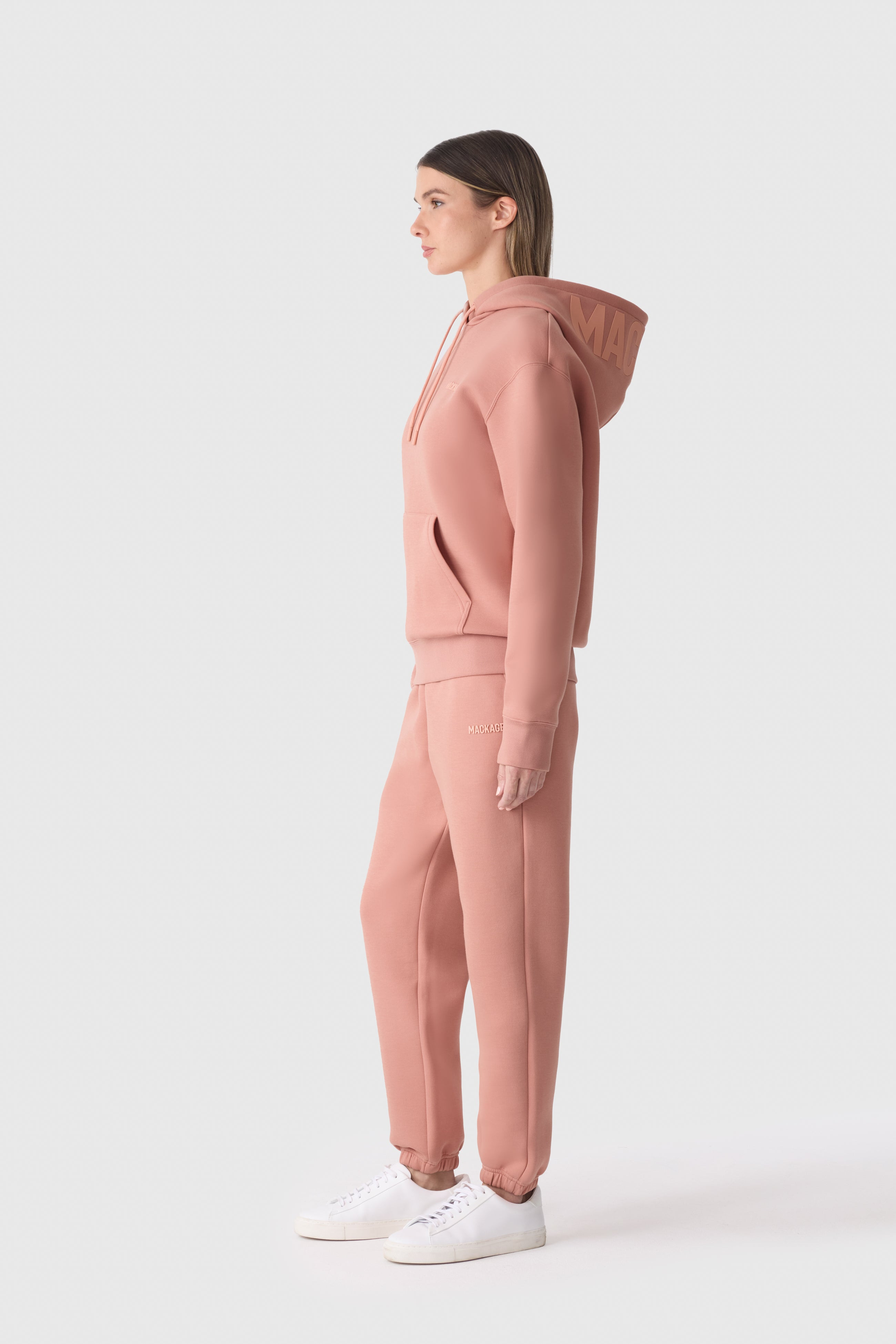 ZOSIA Double-Face Jersey Logo Hoodie - 3