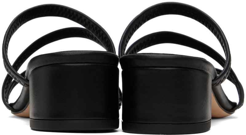 MARYAM NASSIR ZADEH Black Riviera Heeled Sandals outlook