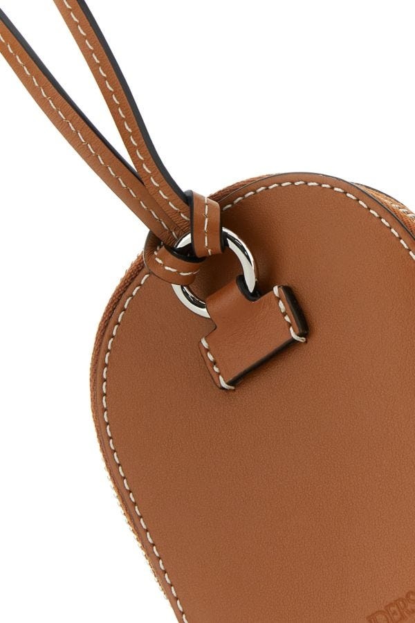 Caramel leather nano Cap crossbody bag - 4