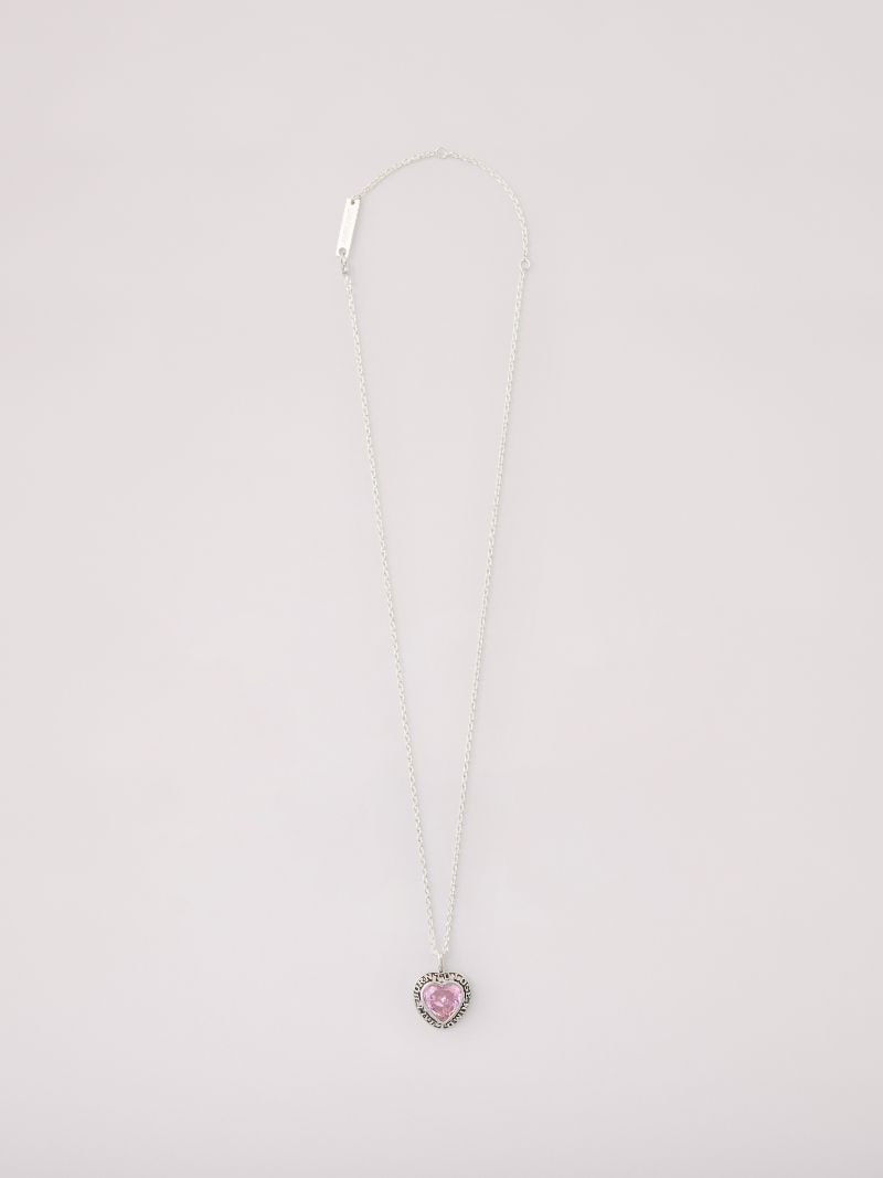 Heart Ring Charm Necklace - 1