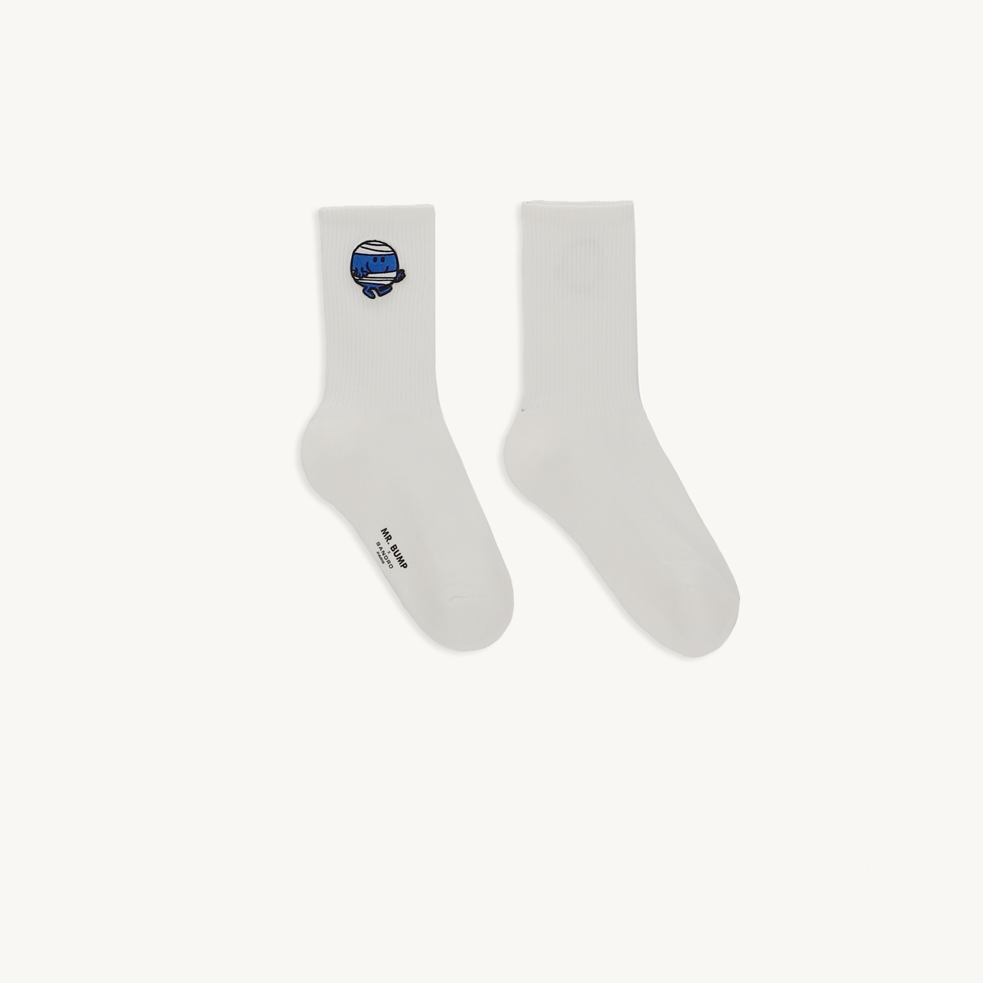 Cotton socks with patch - 2