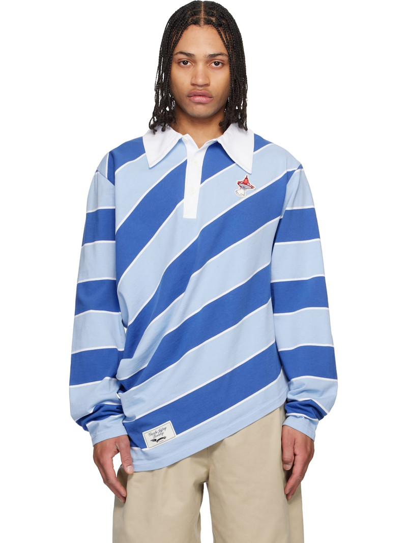 Blue Topsy Turvy Polo 1