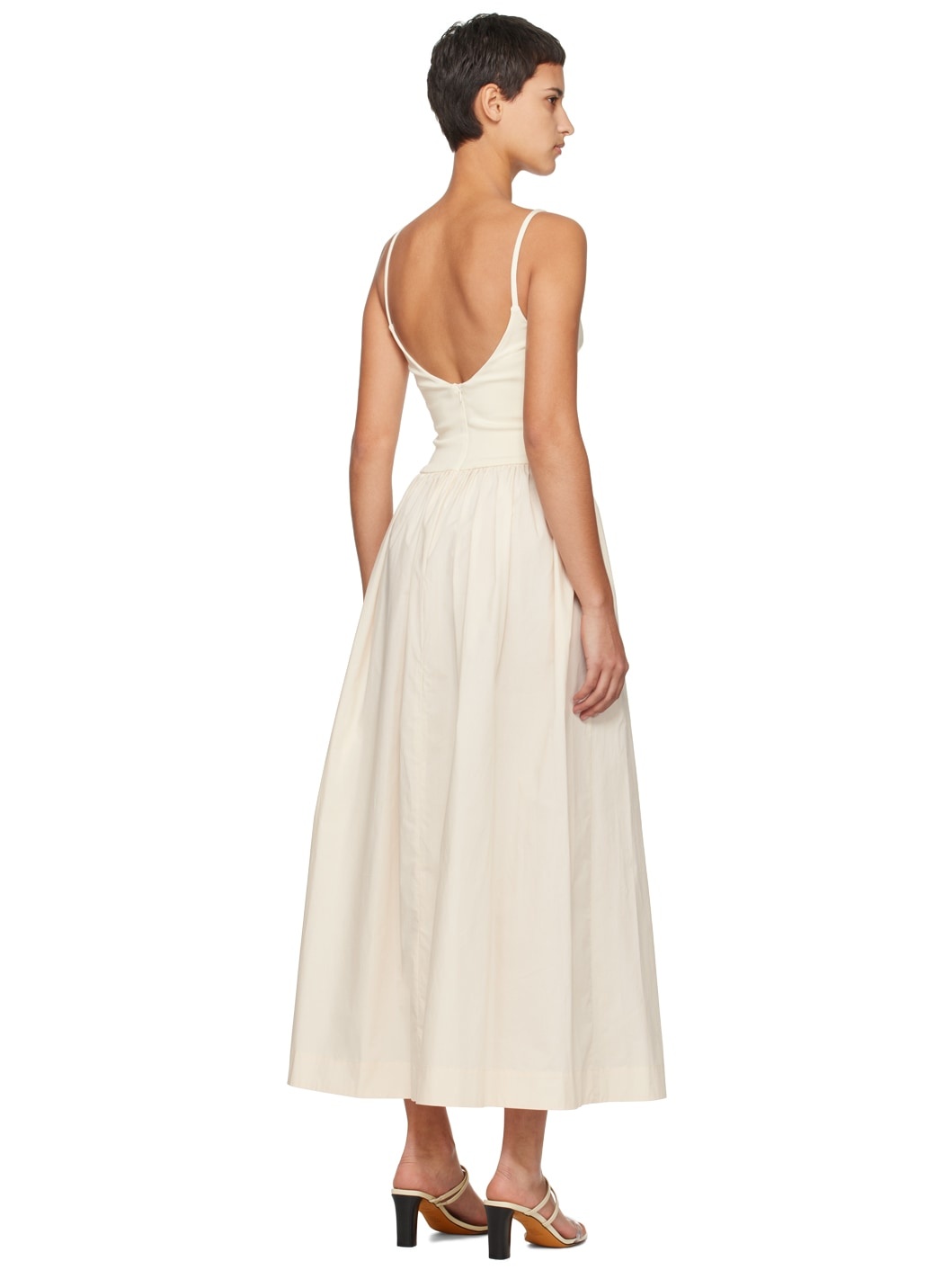 Off-White Tri Knit Maxi Dress - 3