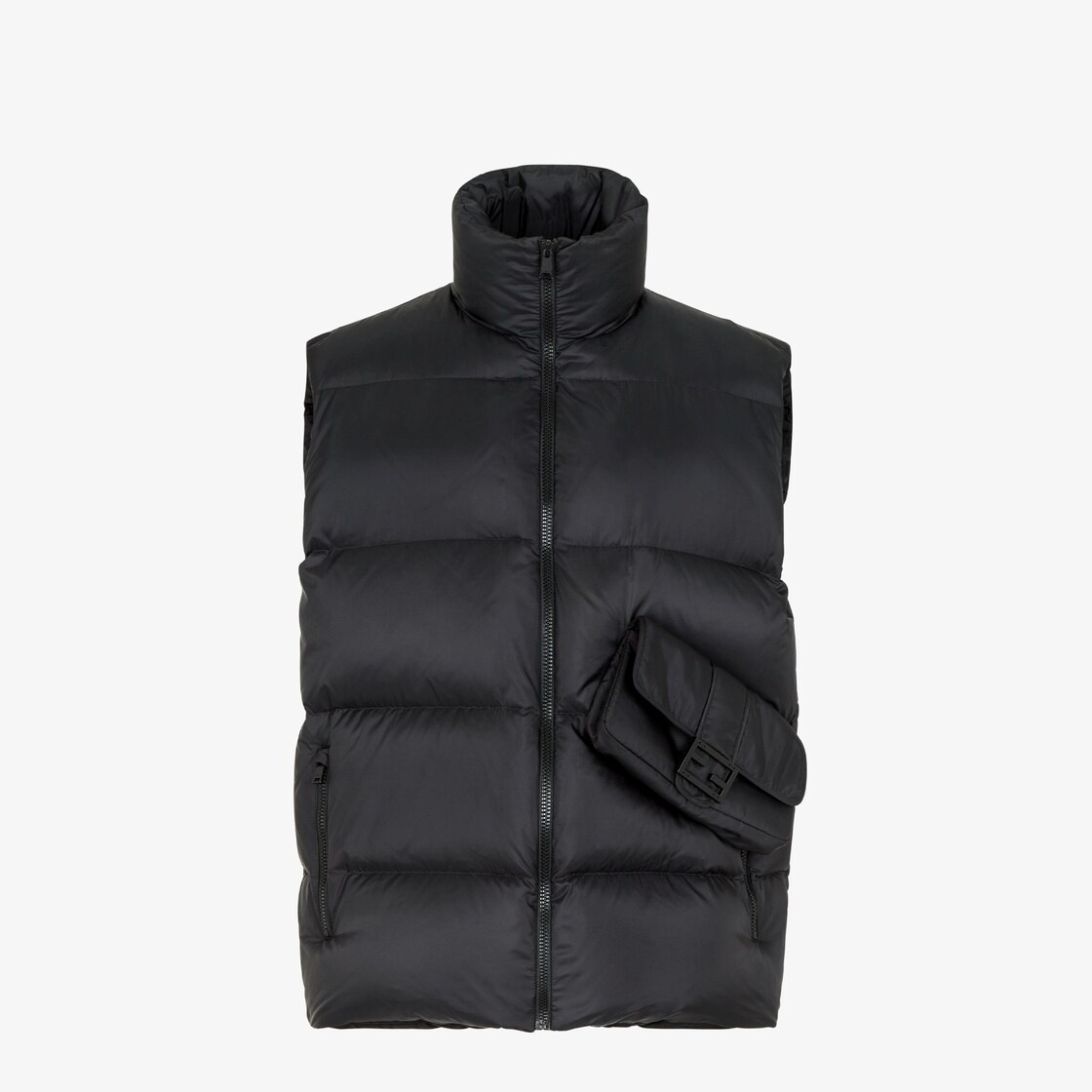 Black nylon vest - 1