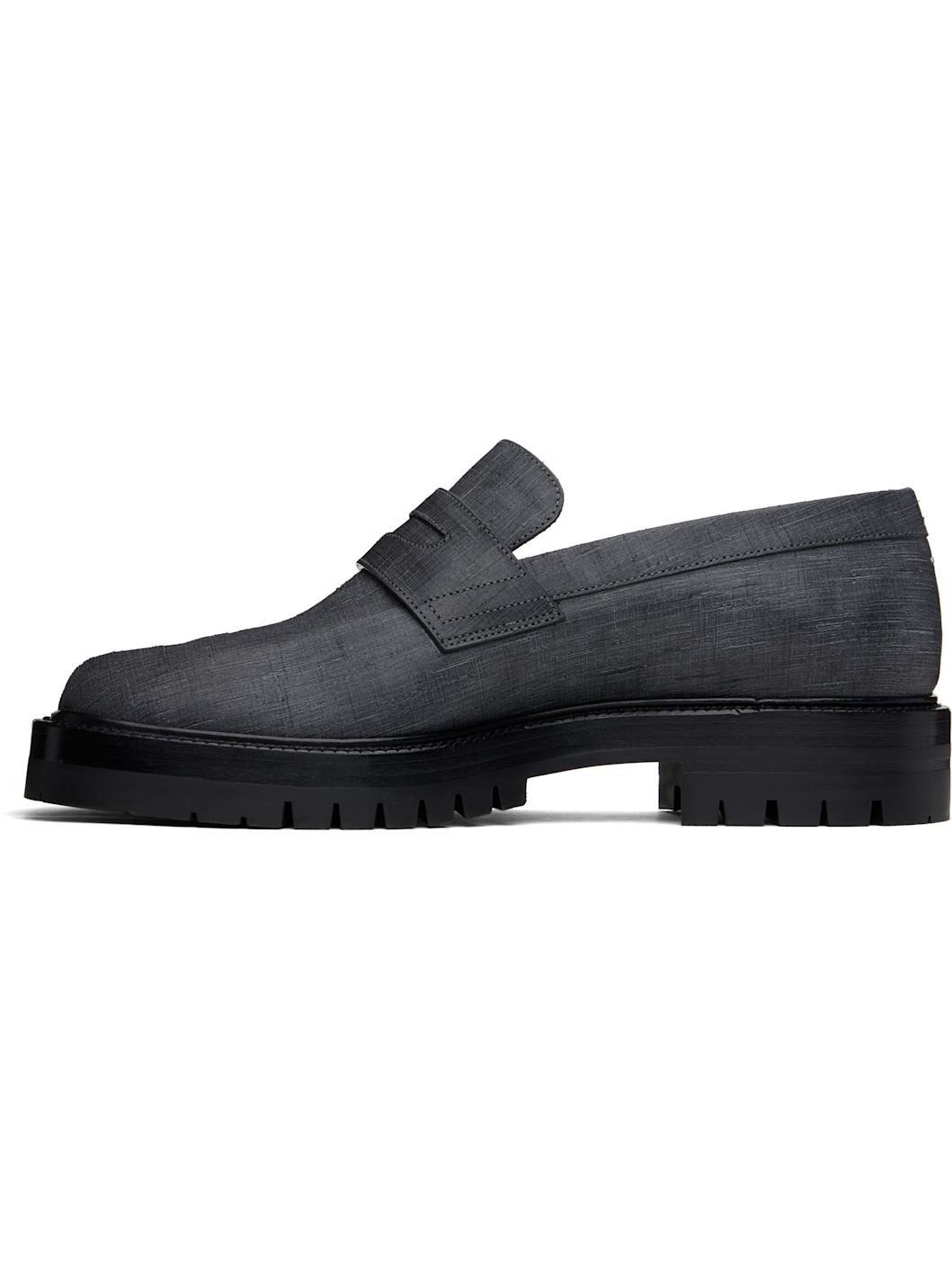 Gray Tabi County Loafers - 3