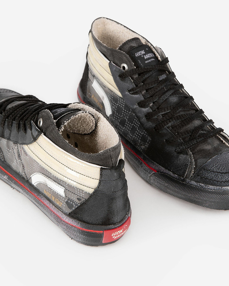 THE KOOPLES X HIDN-ANDER BLACK HIGH-TOP SNEAKERS 3