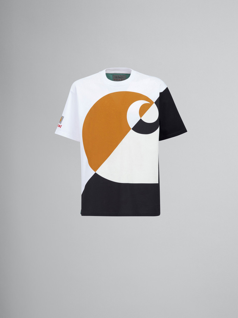 MARNI X CARHARTT WIP - GREEN LOGO T-SHIRT 1