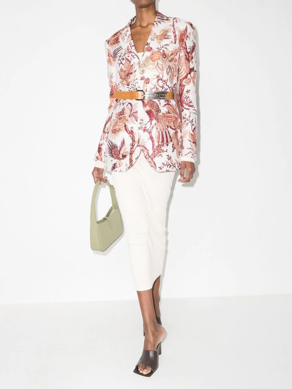 Tree of Life jacquard blazer - 5
