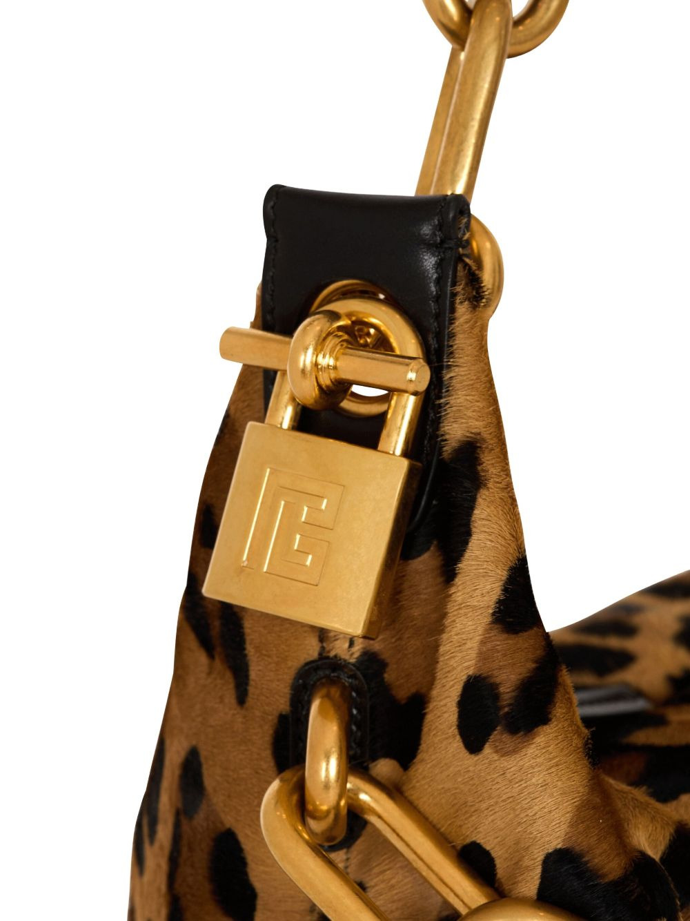 medium Sync leopard-prin shoulder bag - 4