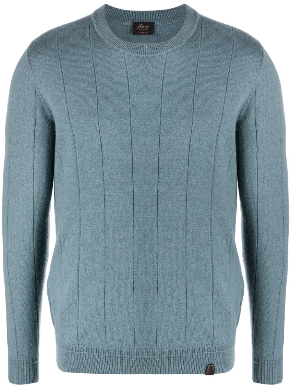 LOGO-PATCH CASHMERE JUMPER - 1
