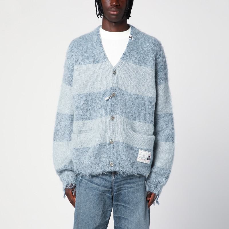 Maison Mihara Yasuhiro Striped Cardigan In Blend - 1