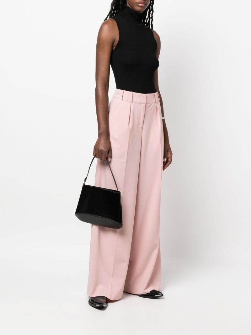 debossed logo shoulder bag - 2