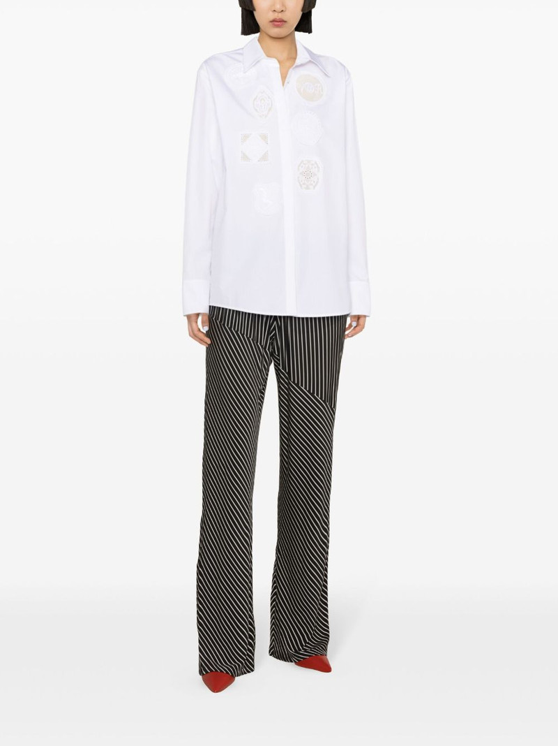 VIKTOR & ROLF patch-embroidered cotton shirt outlook