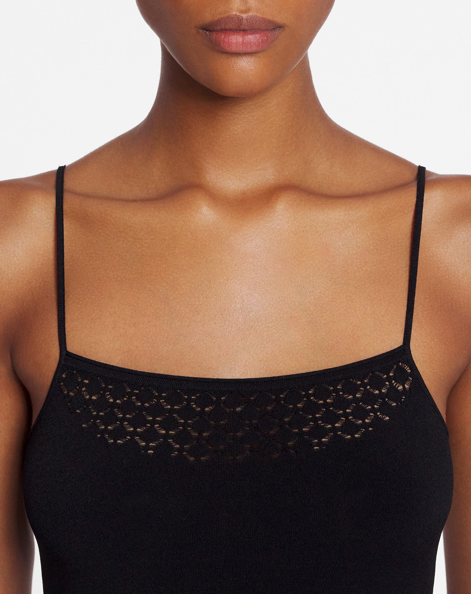 TANK TOP WITH LACE DETAIL - 5