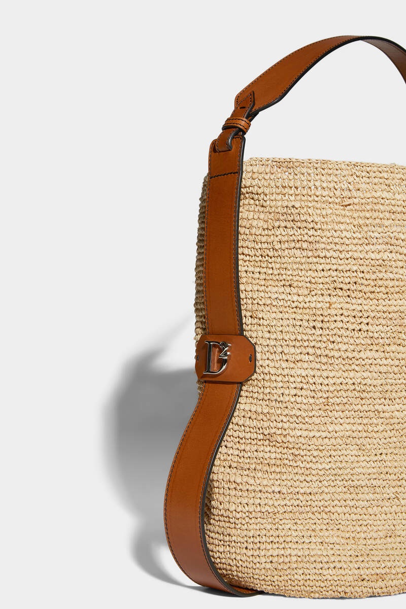 JUNGLE RAFIA HOBO - 5