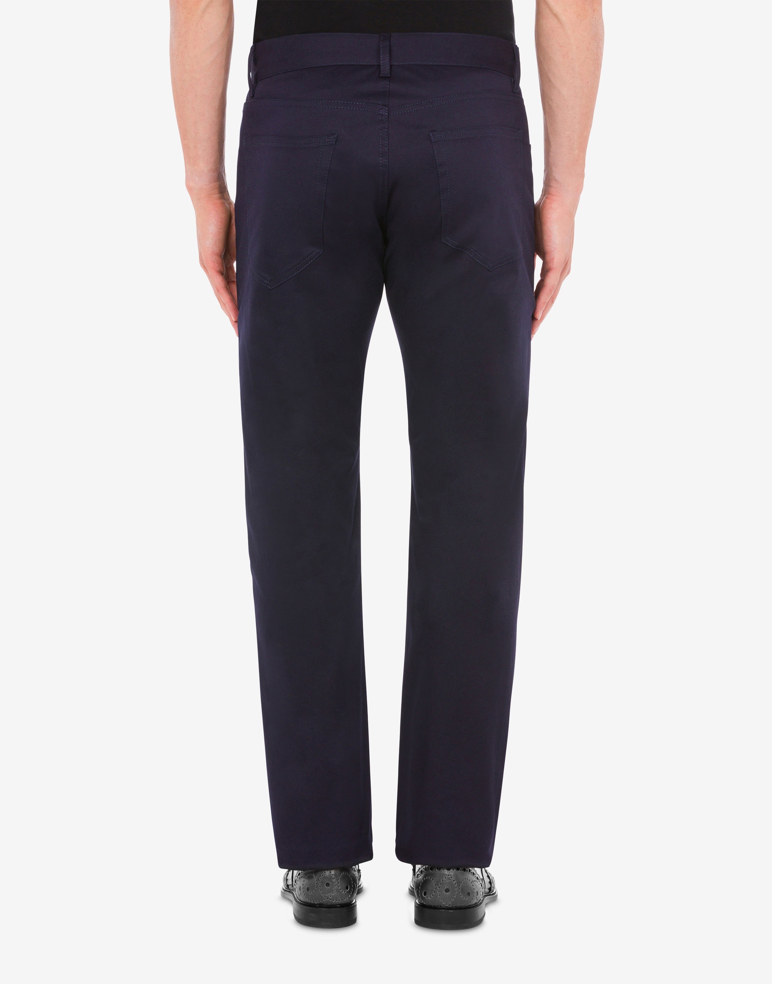 INSIDE OUT DETAILS GABARDINE TROUSERS - 3