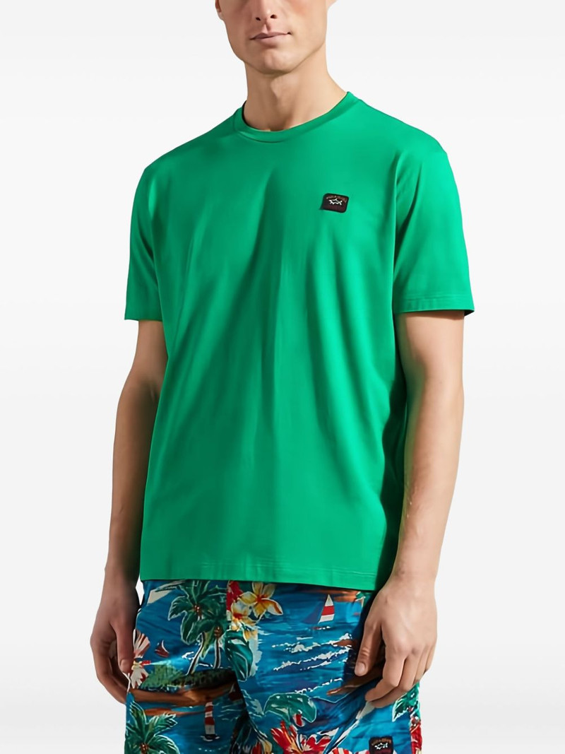 Paul & Shark logo-patch T-shirt outlook