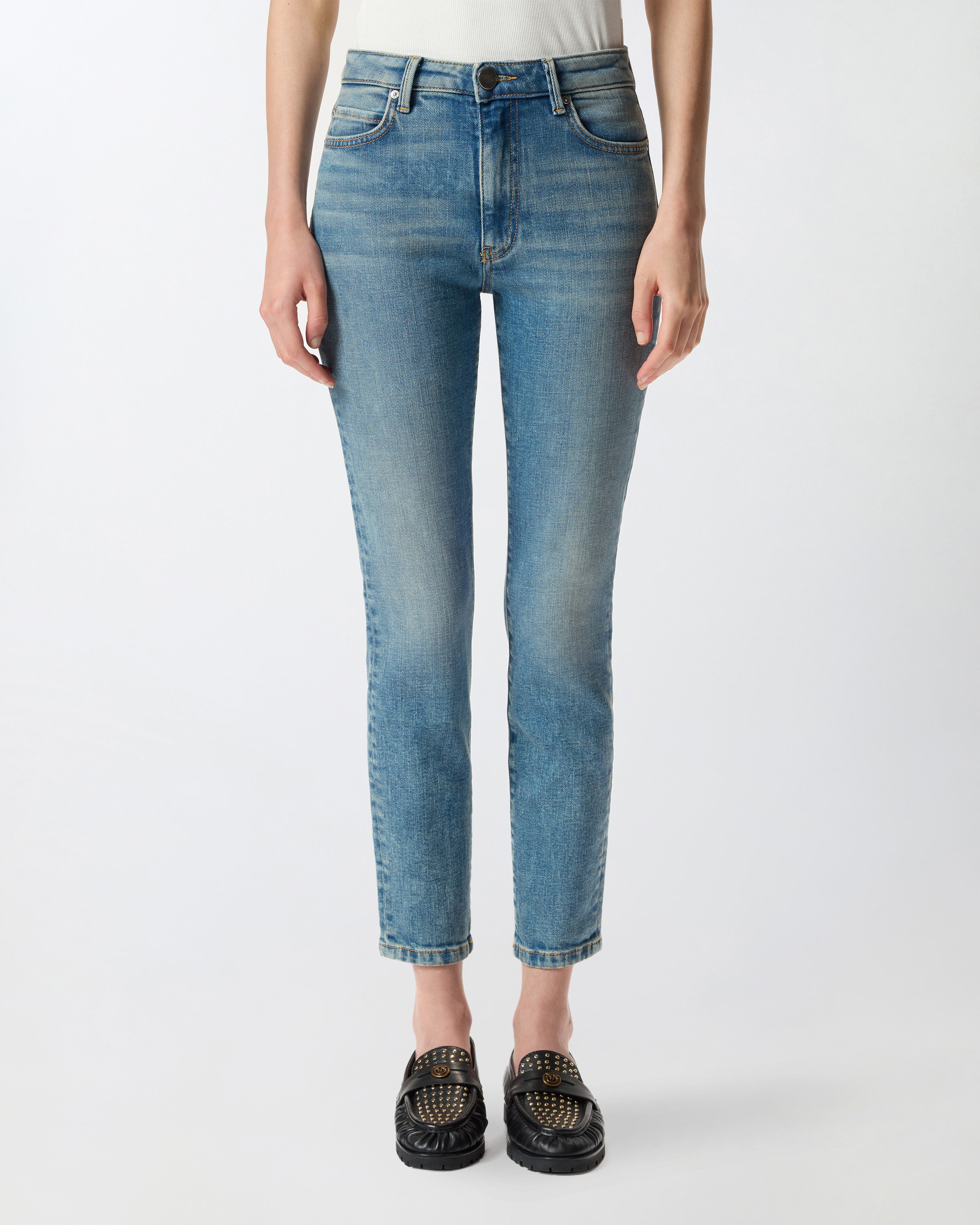 SKINNY VINTAGE STRETCH DENIM JEANS - 3