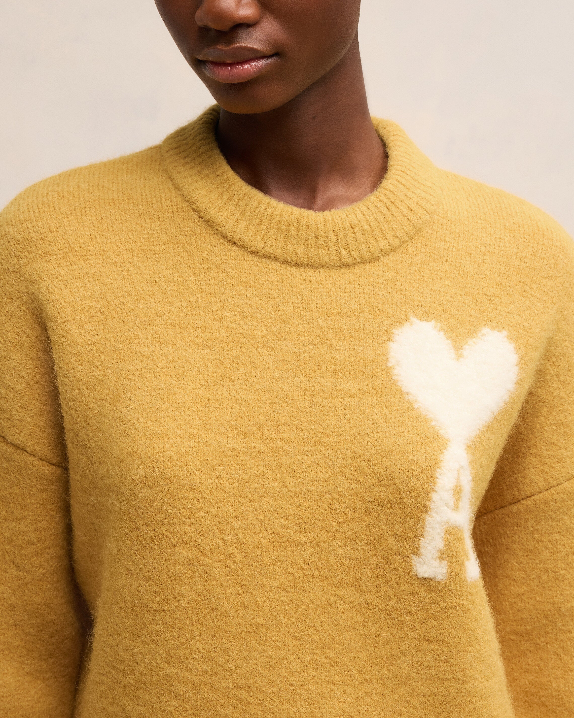 OFF-WHITE AMI DE COEUR CREW NECK SWEATER - 4