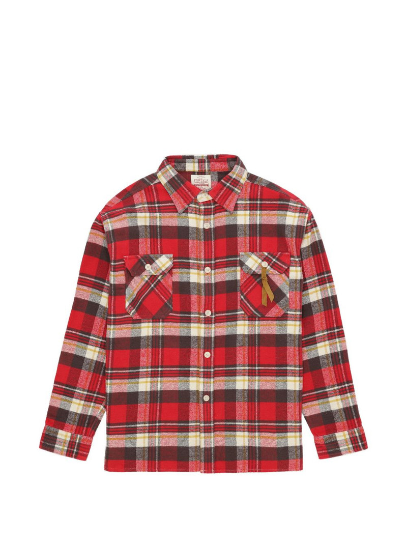 Mescal plaid patch-pocket shirt 1