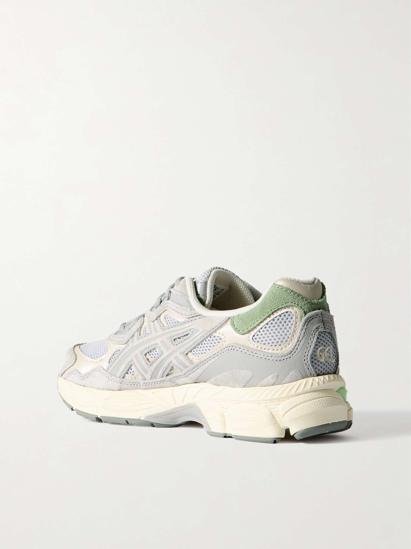 GEL-NYC leather and suede-trimmed mesh sneakers - 3