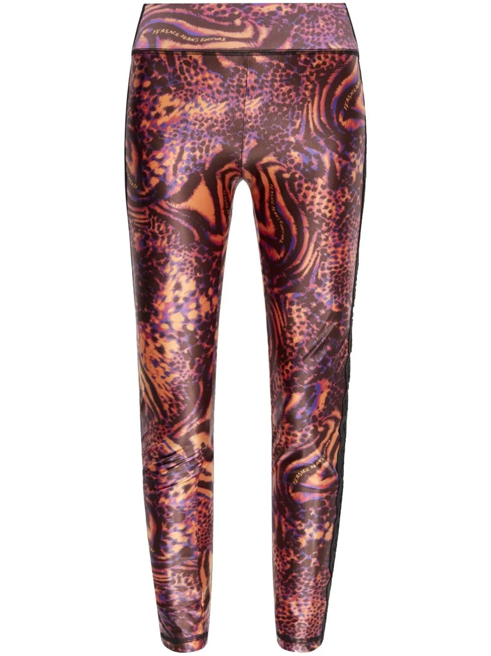animal-print leggings - 1