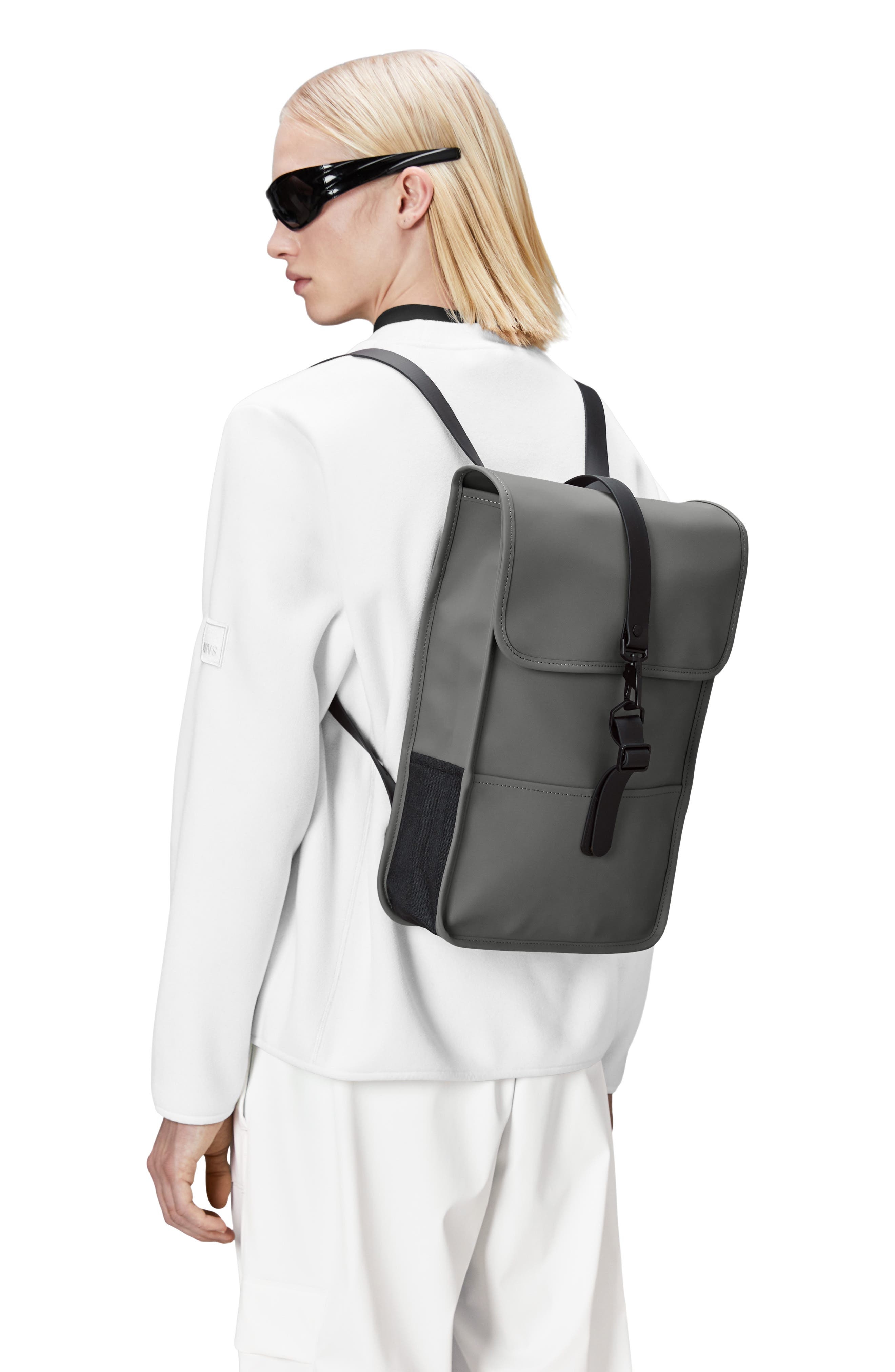 Rains Mini Waterproof Backpack in Grey at Nordstrom - 5