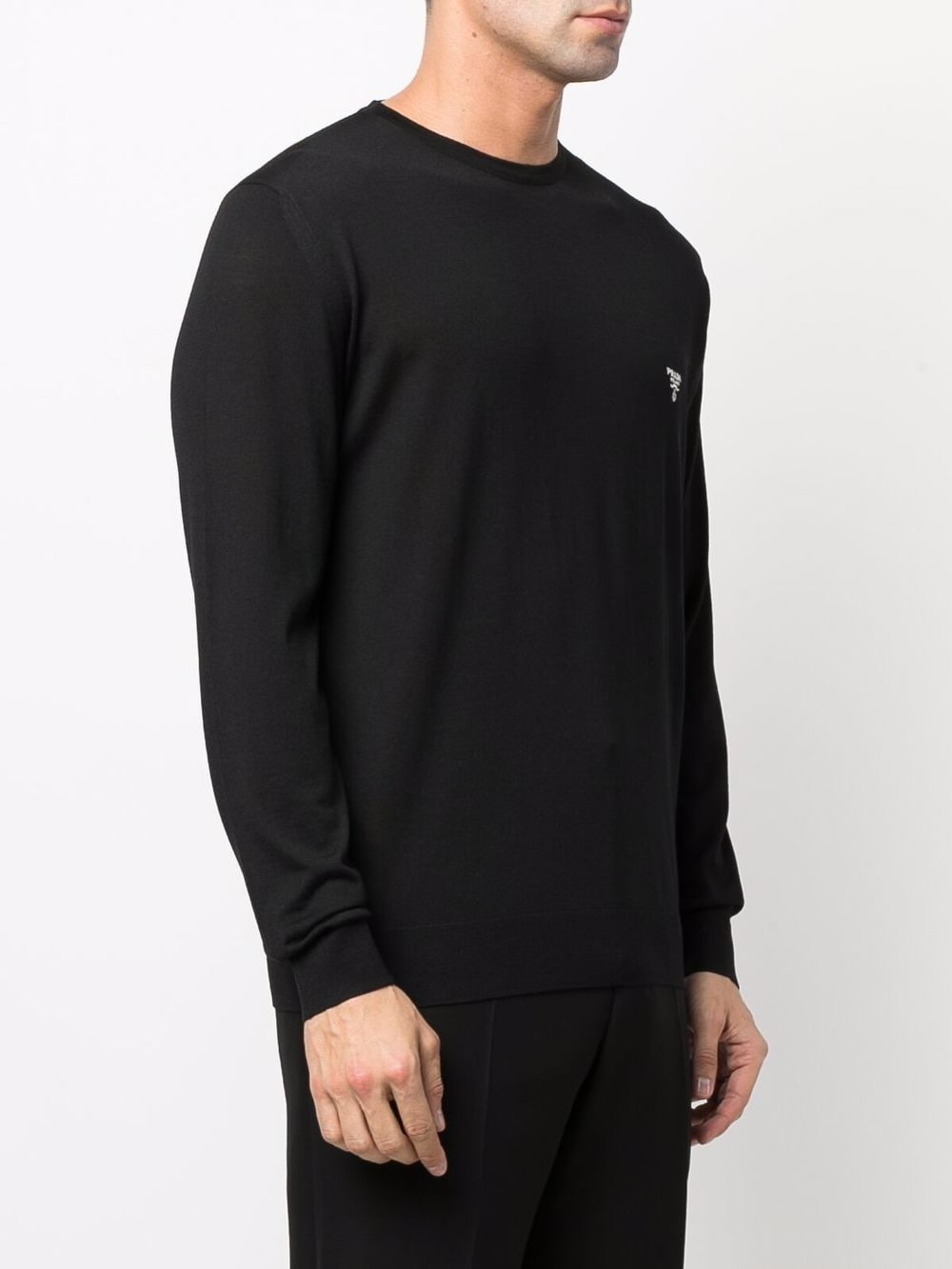 logo crew neck jumper - 3