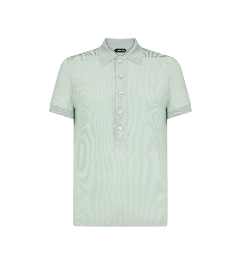 LUSTER VISCOSE RIB POLO 1