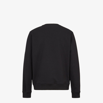 FENDI Black jersey sweatshirt outlook