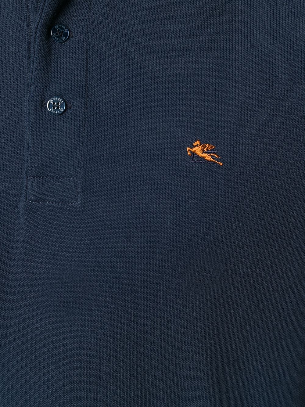 embroidered logo polo shirt - 5