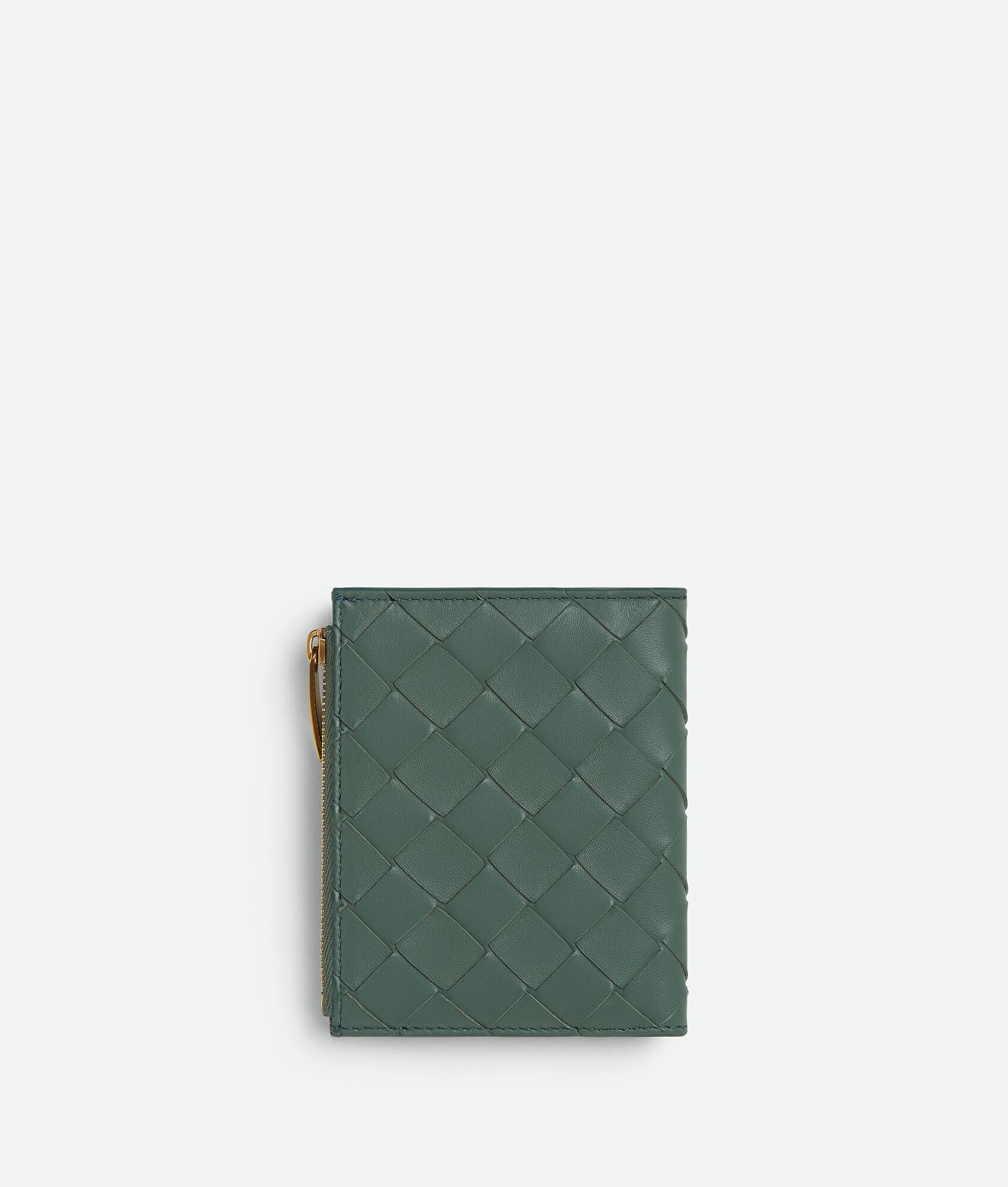 Small Intrecciato Bi-Fold Zip Wallet - 3