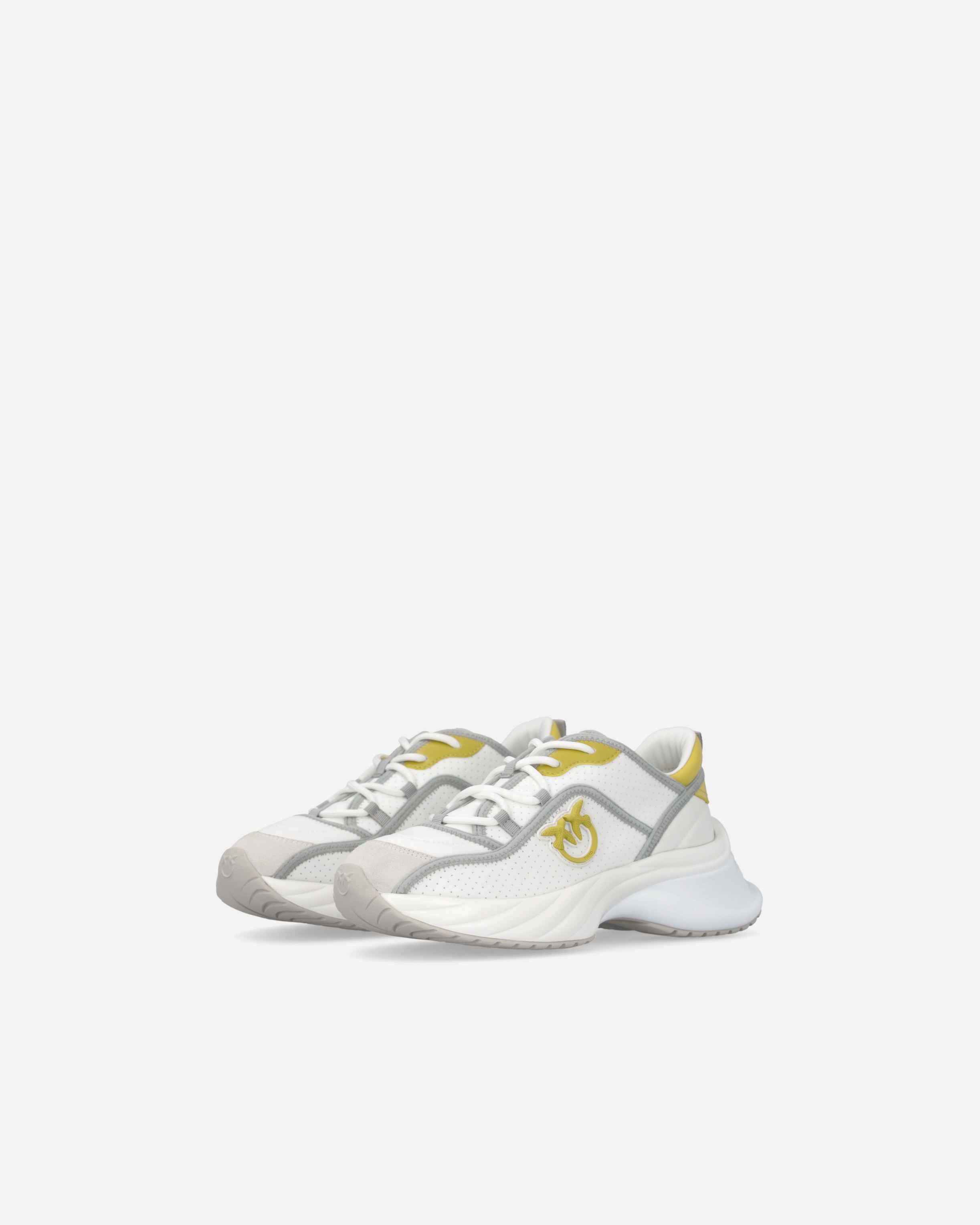 ARIEL PERFORATED SNEAKERS WITH BIRD LOGO - 6