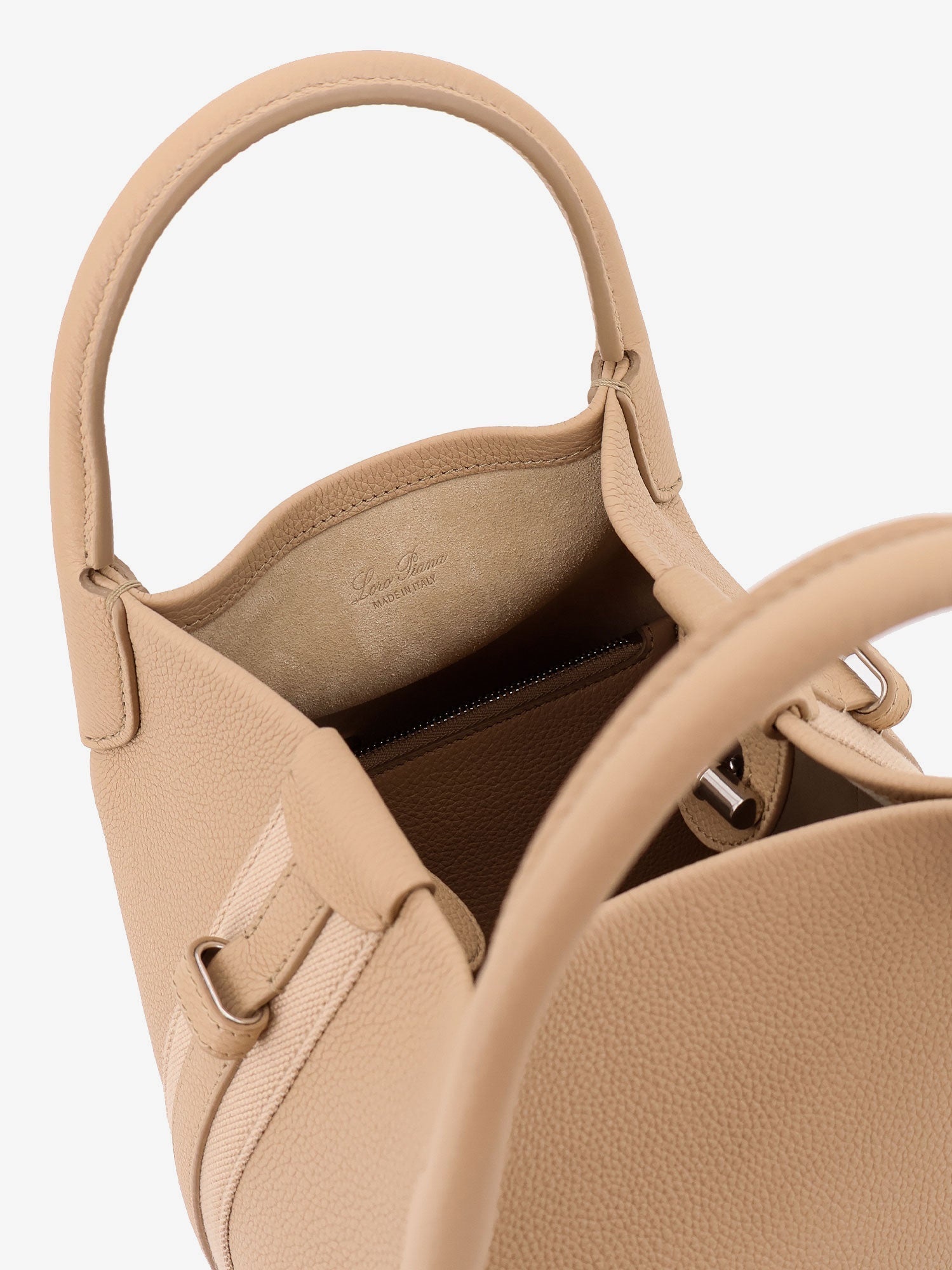 Loro Piana Bale Small Leather Bucket Bag - 4