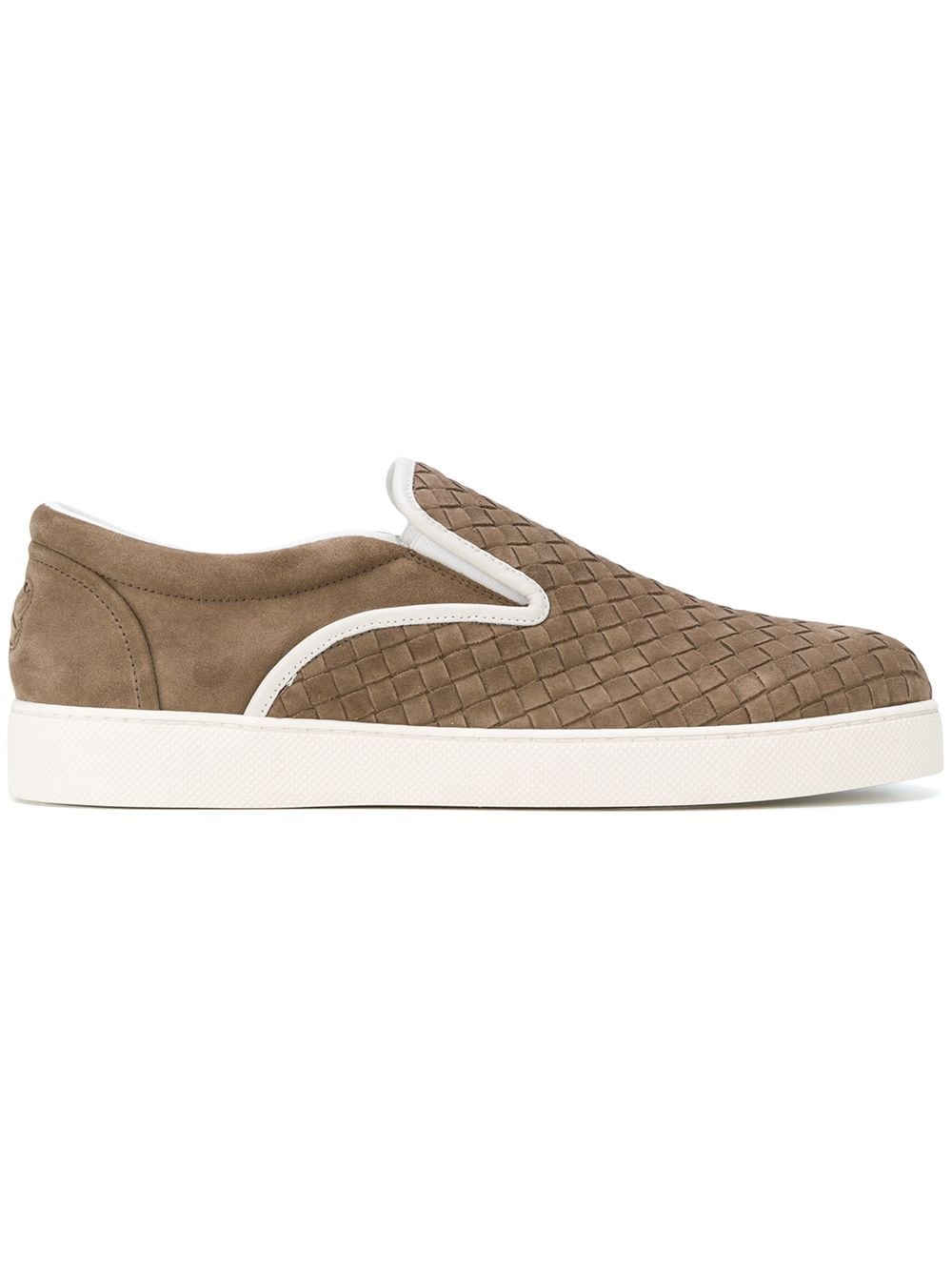 steel Intrecciato suede dodger sneaker - 1