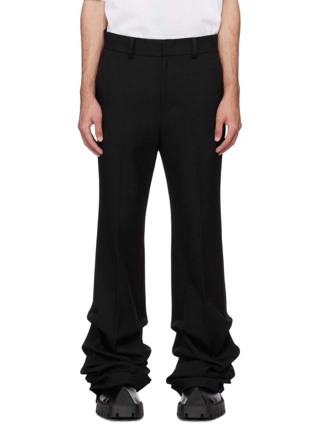 Black Wave Trousers - 1